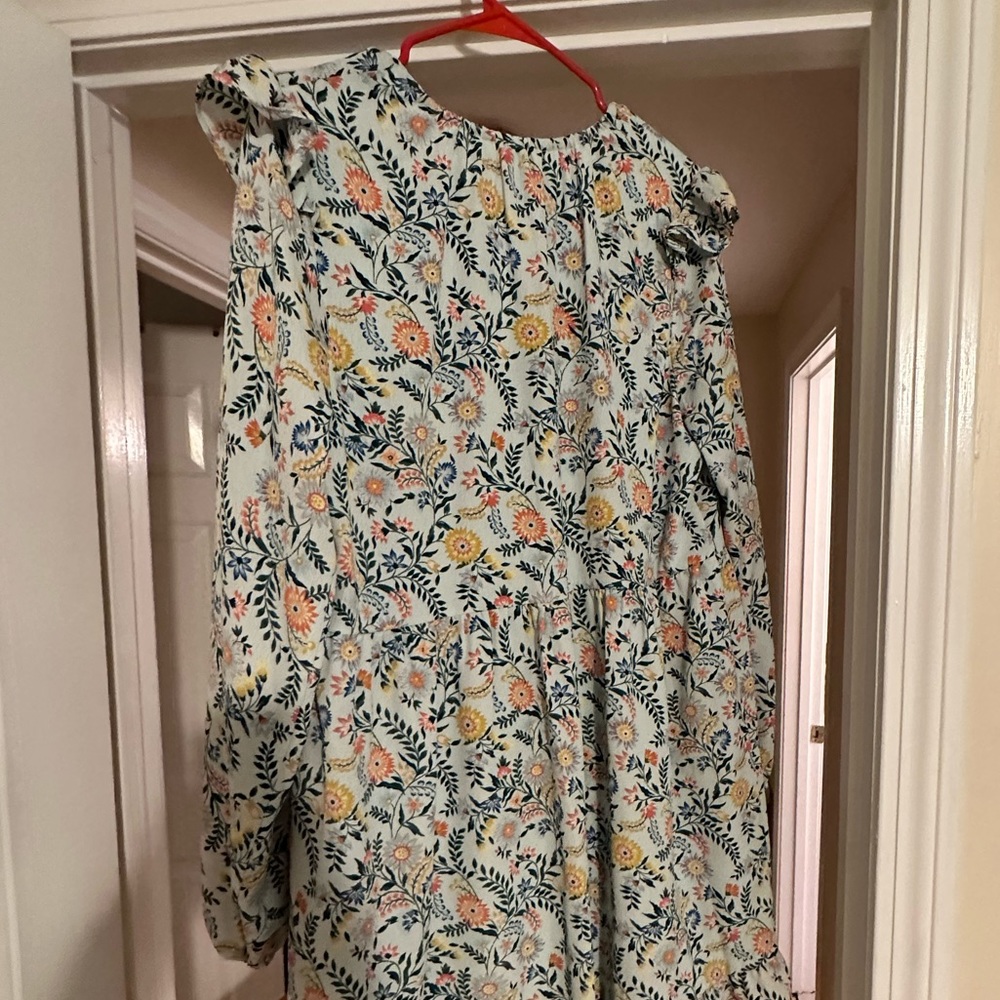 BCBGeneration Ruffled Floral Print Mini Dress - Picture 2 of 6
